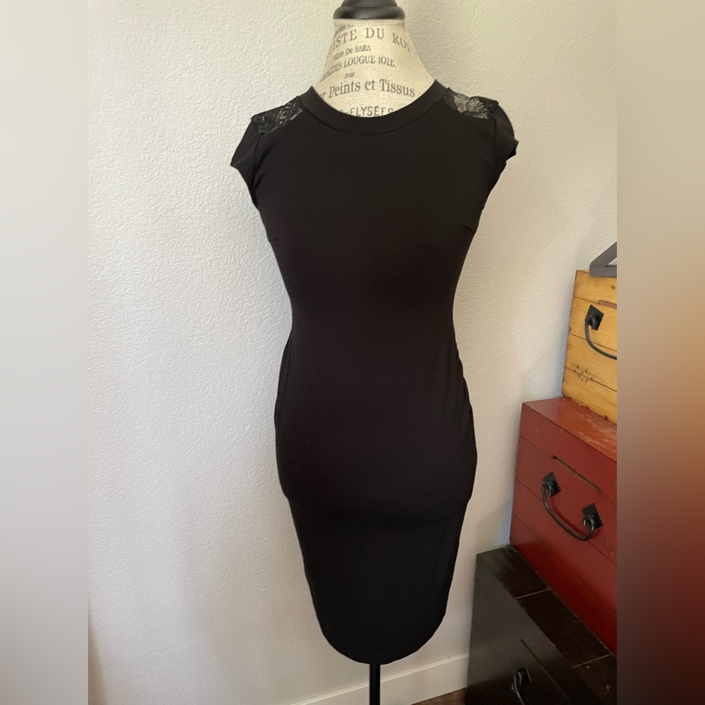 Small H&M Little Black Maternity Dress LBD